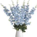Dusty Blue Delphinium Artificial Flowers