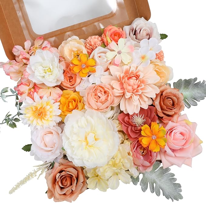 71olOGAE7+L._AC_SX679_ Mix Silk Flowers Roses - Image 1