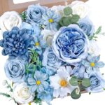 Artificial Blue Flowers Combo