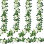 Artificial Rose Vine Fake Flower Garland Floral Garland Faux Silk Hanging Vine Rose