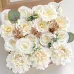 Faux Silk Dahlia Roses Bulk,