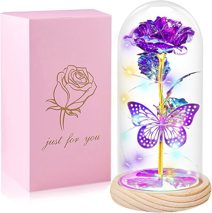 Gifts for Women QUNPON Mothers Day Rose Gifts for Mom Flowers Rose Gifts for Women - Image 1